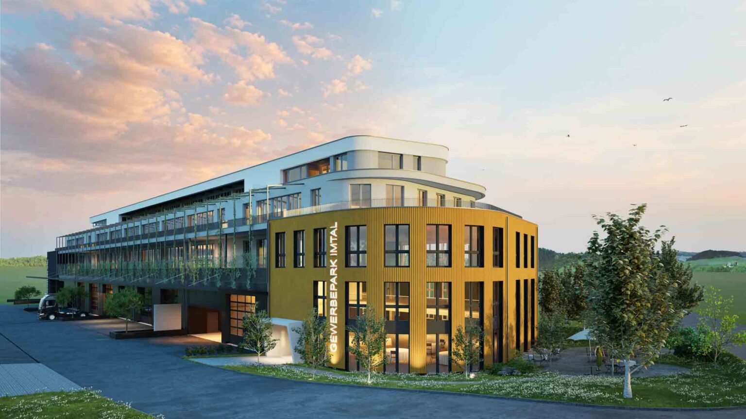 Visualierung Gewerbepark Imtal